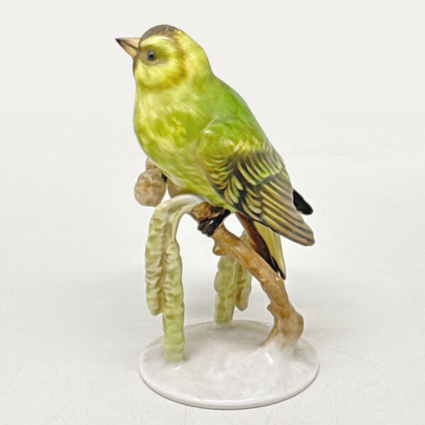 Rosenthal Green Finch Bird Figurine 20th