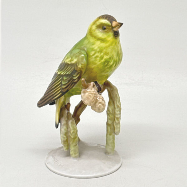 Rosenthal Green Finch Bird Figurine 20th