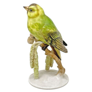 Rosenthal Green Finch Bird Figurine 20th
