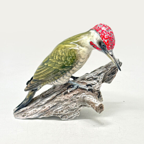 Rosenthal Green Wood Pecker Figurine 20th