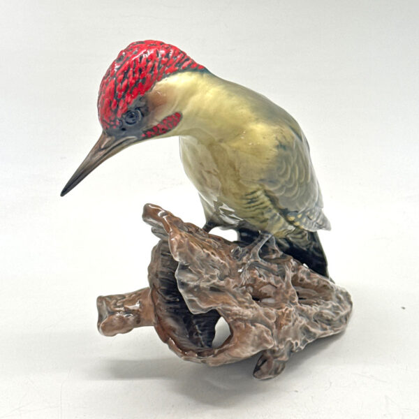 Rosenthal Green Wood Pecker Green Chest Figurine 20th