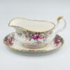 Royal Albert Autumn Roses Sauce Boat And Stand