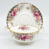 Royal Albert Autumn Roses Soup Coupe and Saucer