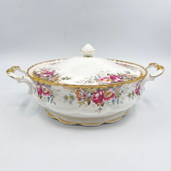 Royal Albert Autumn Roses Vegetable Bowl and Cover