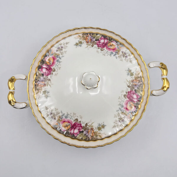 Royal Albert Autumn Roses Vegetable Bowl and Cover
