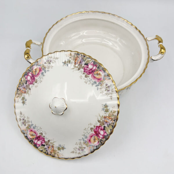 Royal Albert Autumn Roses Vegetable Bowl and Cover