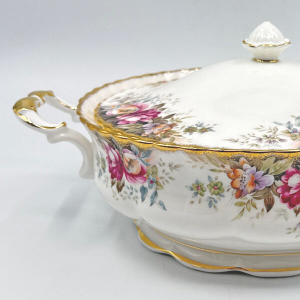 Royal Albert Autumn Roses Vegetable Bowl and Cover
