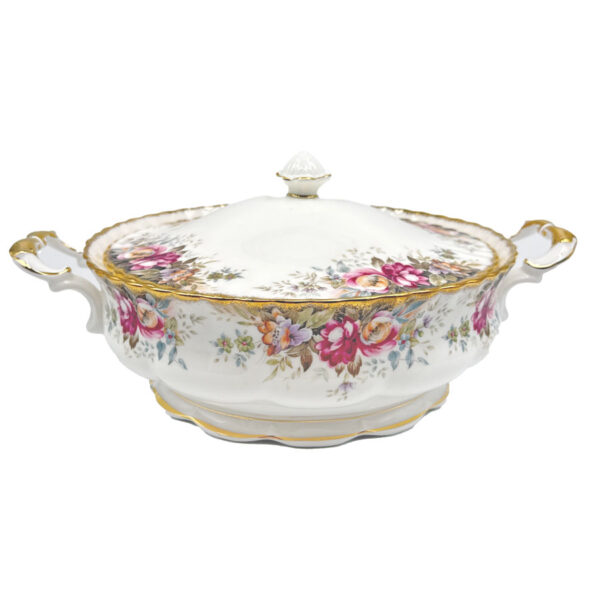 Royal Albert Autumn Roses Vegetable Bowl and Cover