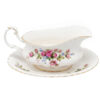 Royal-Albert-Moss-Rose-Sauce-Boat-and-Tray Royal Albert Moss Rose Sauce Boat and Tray