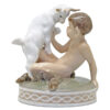 Royal Copenhagen Faun With Goat Figurine 498