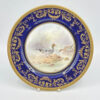 Royal Doulton Cabinet Plate Hand Painted Birds By River  C1890