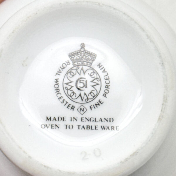 Royal Worcester Porcelain Egg Coddler Spring Flowers 8cm