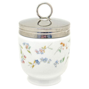 Royal Worcester Porcelain Egg Coddler Spring Flowers 8cm