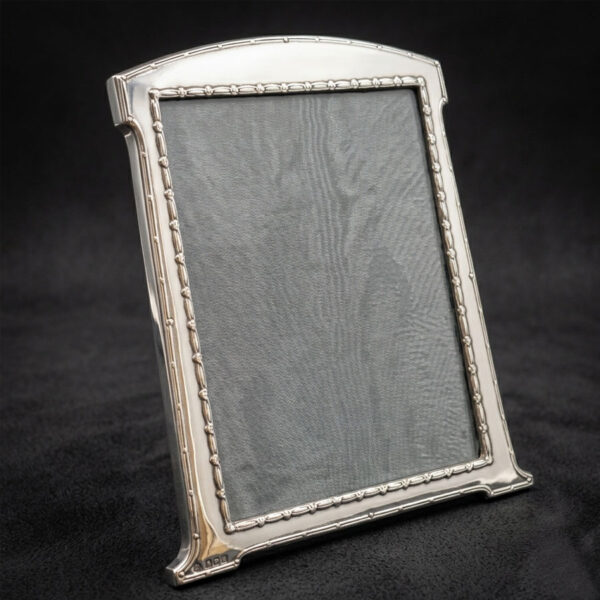 Silver Picture Frame London 1988 Art Nouveau Style