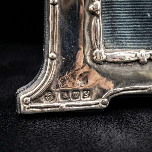 Silver Picture Frame London 1988 Art Nouveau Style