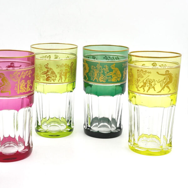 Val-St-Lambert-Set-Of-6-Crystal-Danse-De-Flore-Tumblers-3 Val St Lambert Set Of 6 Crystal Danse De Flore Tumblers