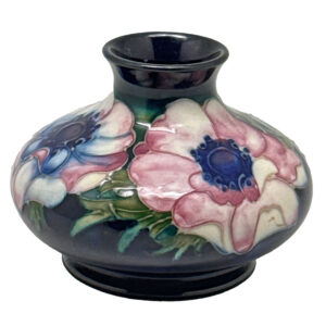 Walter Moorcroft Anemone Balustrade Vase C1949