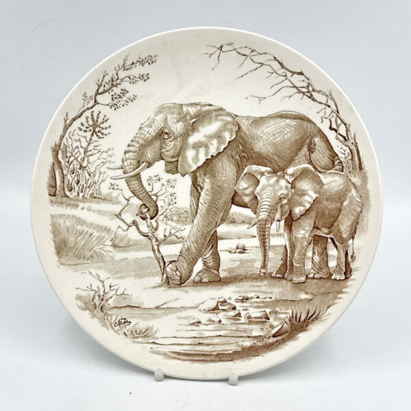 Wedgwood Union National Parks Plate Elephant