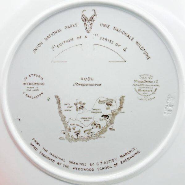 Wedgwood Union National Parks Plate Kudu