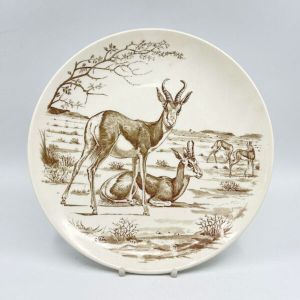 Wedgwood Union National Parks Plate Springbok