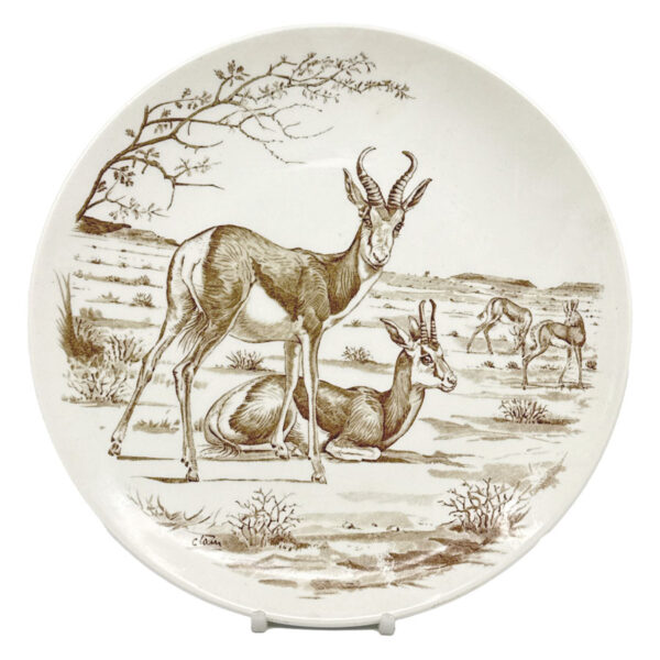 Wedgwood Union National Parks Plate Springbok