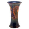 William Moorcroft Leaf And Berry Flambe Glaze Trumpet Vase C1928
