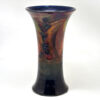 William Moorcroft Leaf And Berry Flambe Glaze Trumpet Vase C1928