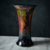 William Moorcroft Leaf And Berry Flambe Glaze Trumpet Vase C1928