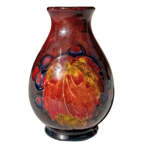 William Moorcroft Leaf And Berry Flambe Glaze Vase C1928
