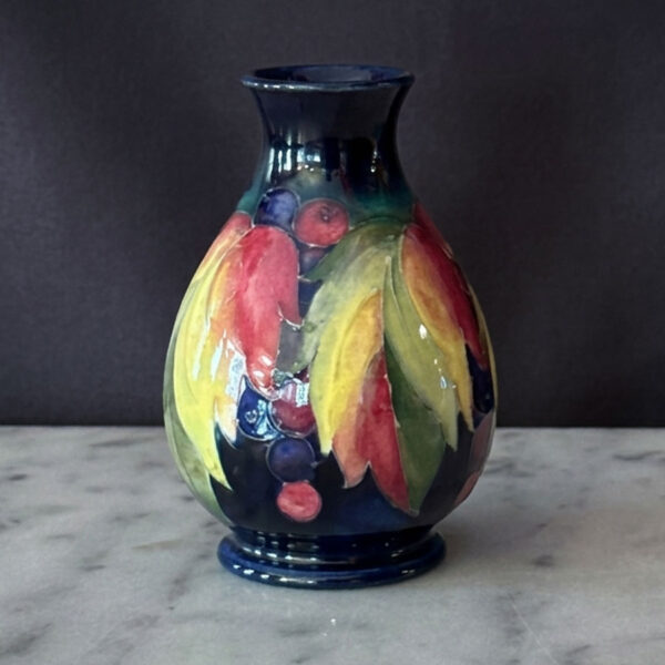 William-Moorcroft-Leaf-And-Berry-Vase-C1928-4 William Moorcroft Leaf And Berry Vase C1928 24cm