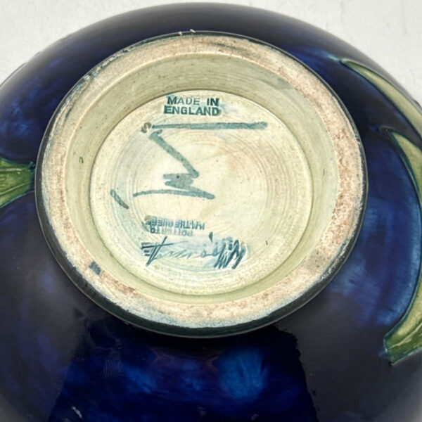 William Moorcroft Orchid And Spring Flowers Large Bowl  C1928