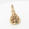 9ct Gold Carnelian Fob Pendant Birmingham 1971
