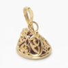 9ct Gold Carnelian Fob Pendant Birmingham 1971