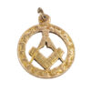 9ct Gold Masonic Pendant Birmingham 1919
