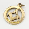 9ct Gold Masonic Pendant Birmingham 1919