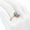 9ct Gold Opal & Diamond Cluster Ring 1979