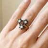 9ct-Gold-Opal-and-Sapphire-Daisy-Friendship-Ring-5 9ct Gold Opal and Sapphire Daisy Friendship Ring