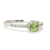 9ct Gold Peridot and Diamond Ring