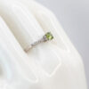 9ct Gold Peridot and Diamond Ring