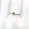 9ct Gold Peridot and Diamond Ring