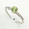 9ct Gold Peridot and Diamond Ring