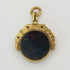 9ct Gold Swivel Agate and Bloodstone Fob Seal Birmingham 1893