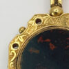 9ct Gold Swivel Agate and Bloodstone Fob Seal Birmingham 1893