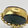 9ct Gold Swivel Agate and Bloodstone Fob Seal Chester 1910