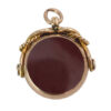 9ct Gold Swivel Agate and Bloodstone Fob Seal Birmingham 1906