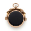 9ct Gold Swivel Agate and Bloodstone Fob Seal Birmingham 1906