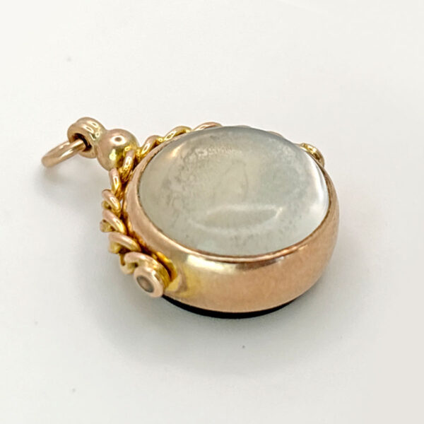 9ct Gold Swivel Onyx Fob Seal