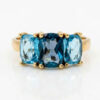 9ct Gold Topaz Cocktail Ring
