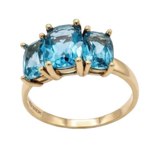 9ct Gold Topaz Cocktail Ring