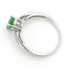9ct White Gold Tsavorite Garnet & Diamond Ring
